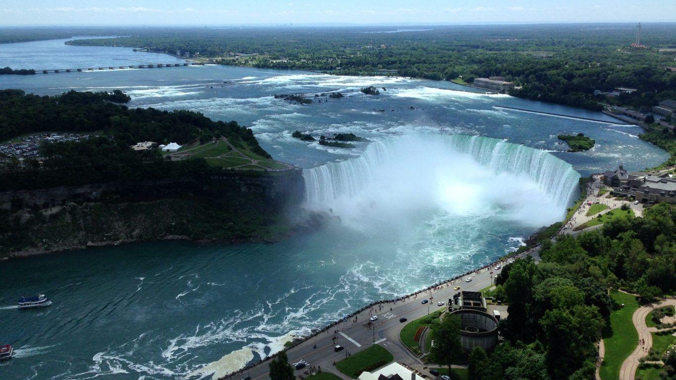 Waterfalls: Nature Canada Waterfalls Landscape Niagara Falls