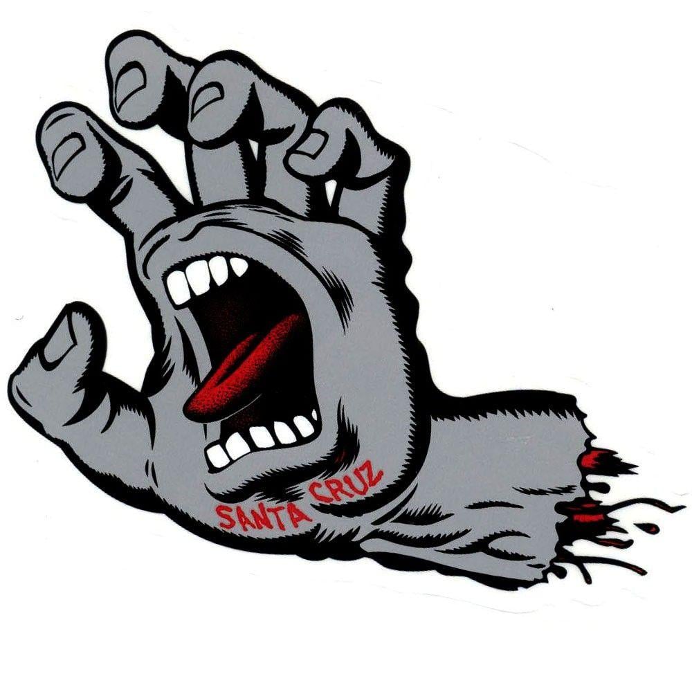 This screaming hand is fierce. Rep Santa Cruz with this dope