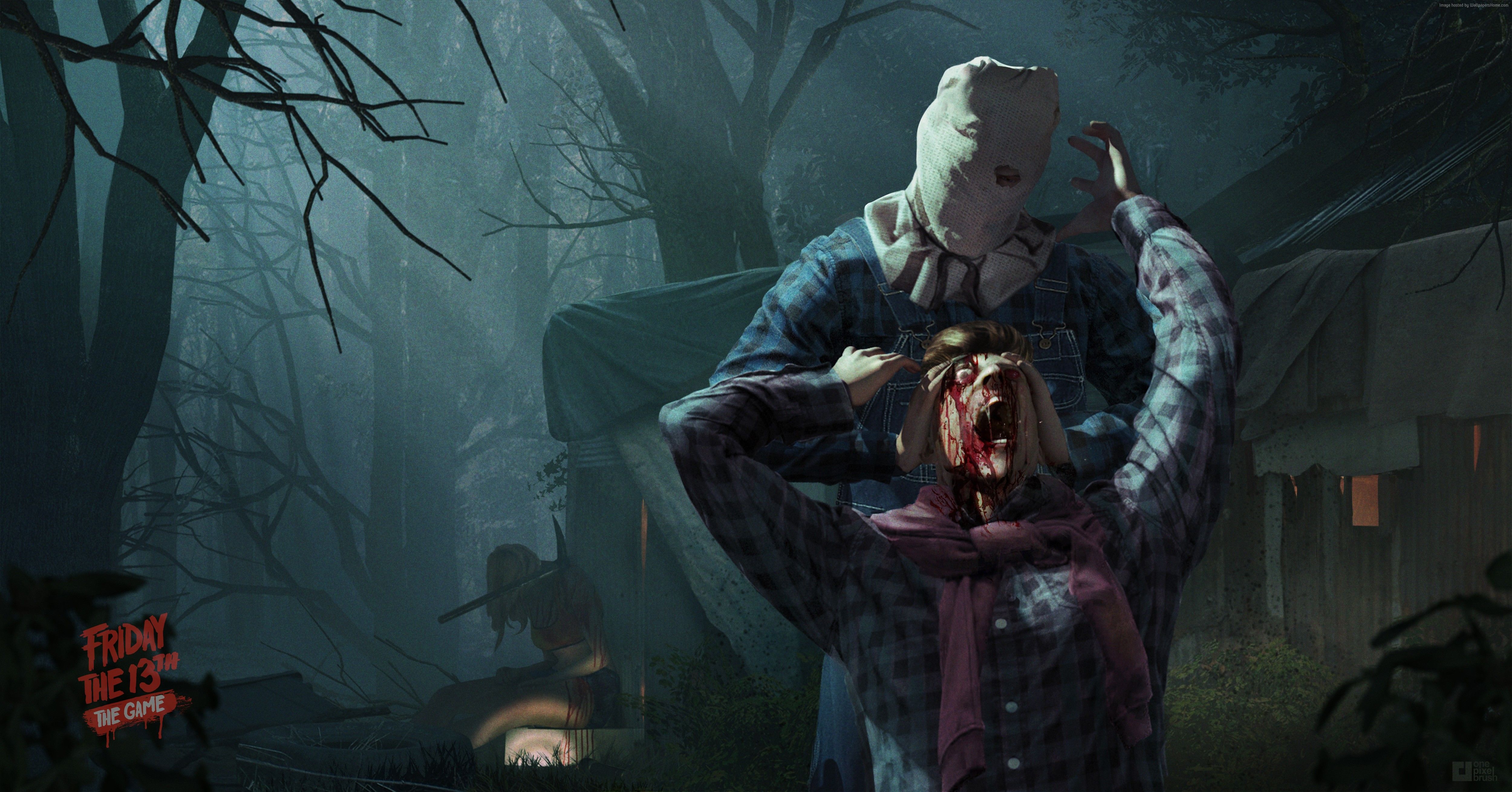 Wallpaper Friday the 13th: The Game, Best Game, horror, PC, PS4
