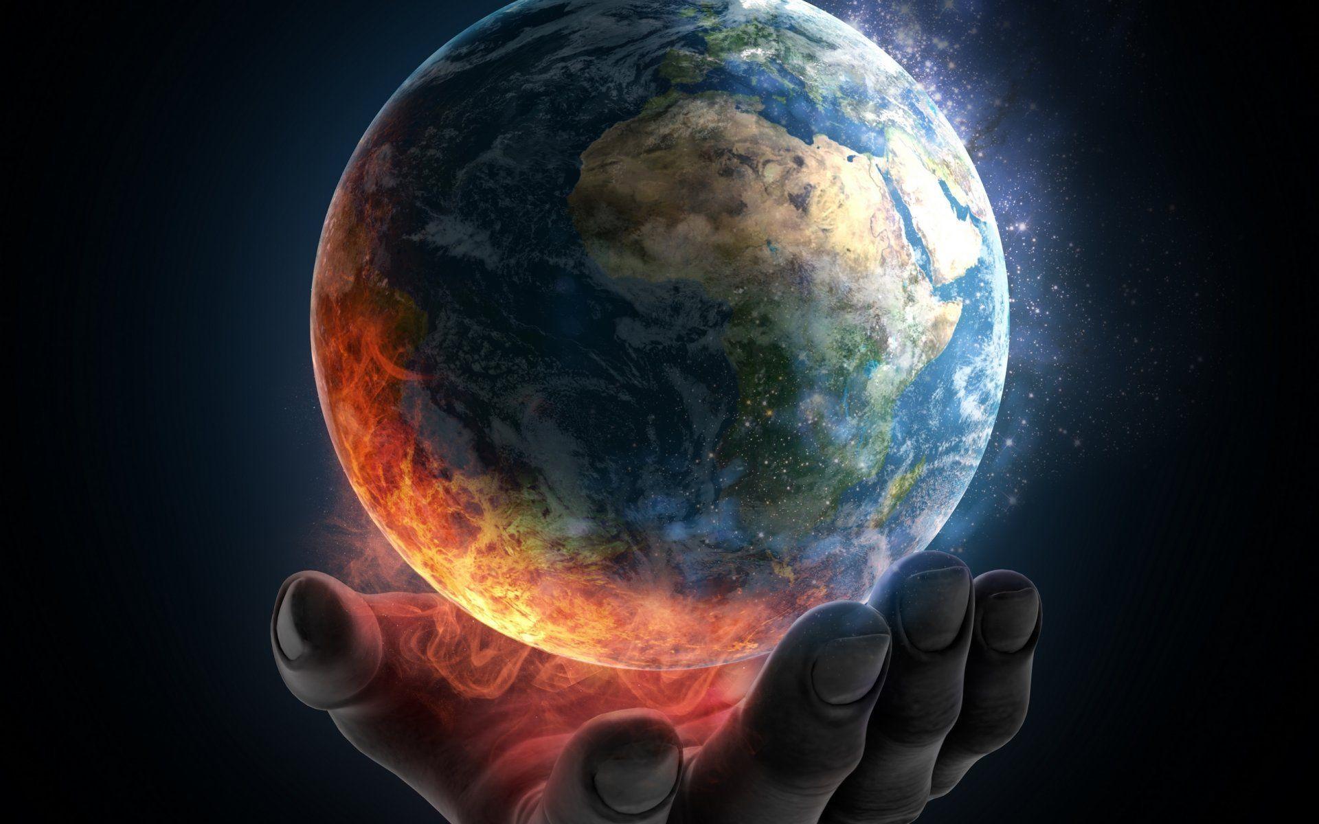 planet earth destruction humanity HD wallpaper