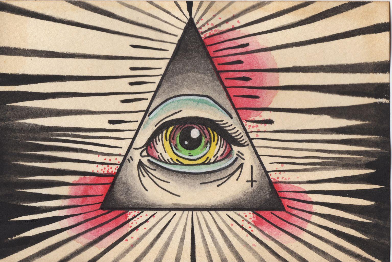 All Seeing Eye Tattoo Poster Photo, Picture
