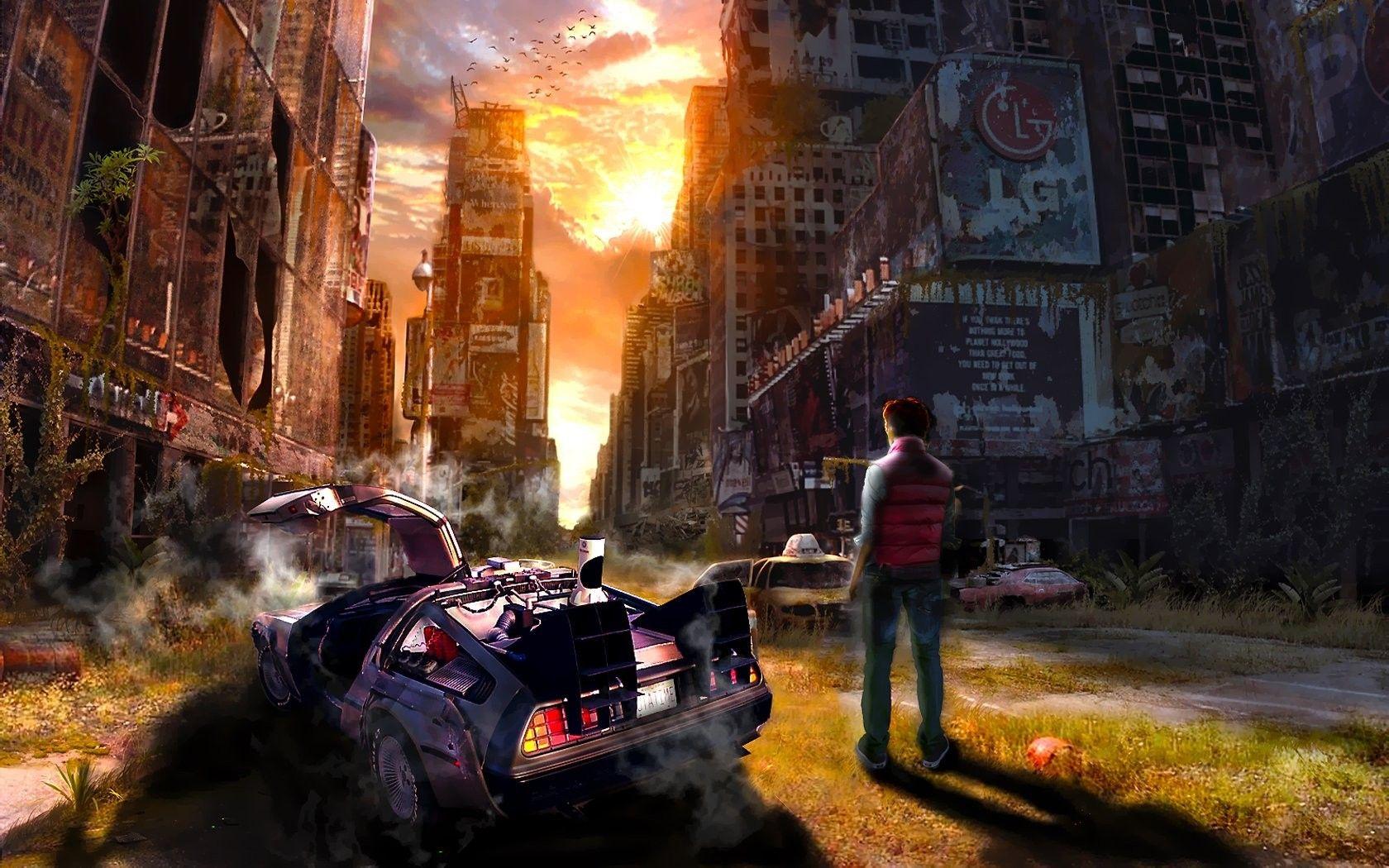 dystopian, Back To The Future, Time Travel Wallpaper HD / Desktop