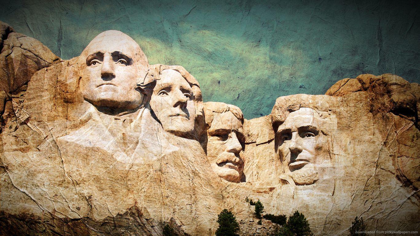 Download 1366x768 Mount Rushmore National Memorial Wallpaper