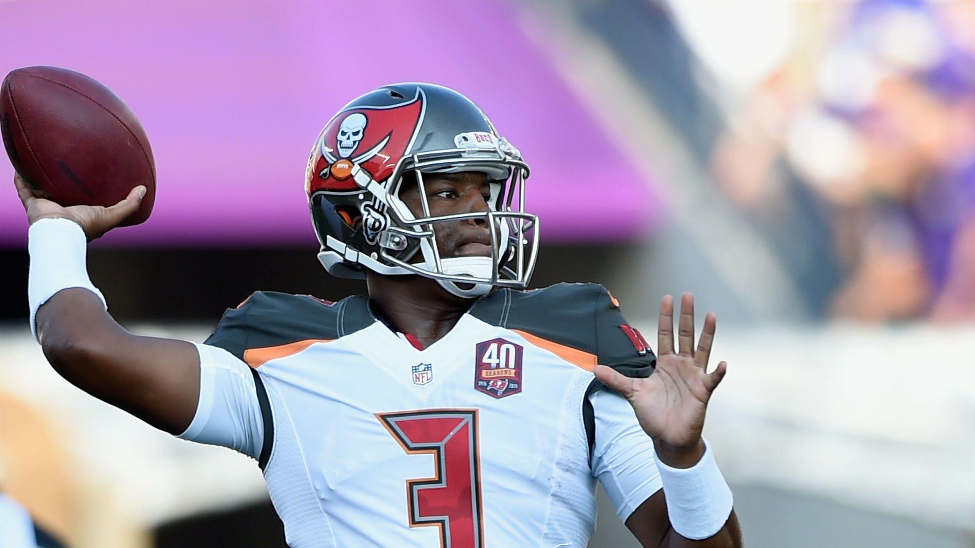 Jameis Winston throws a bomb and interception in uneven Bucs start