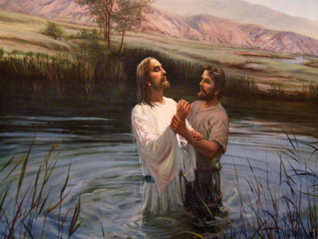 The Baptism of Jesus. Jesus was baptized by John the Baptis