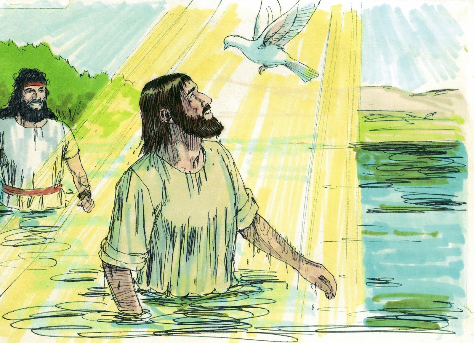 Крещение господне рисунок