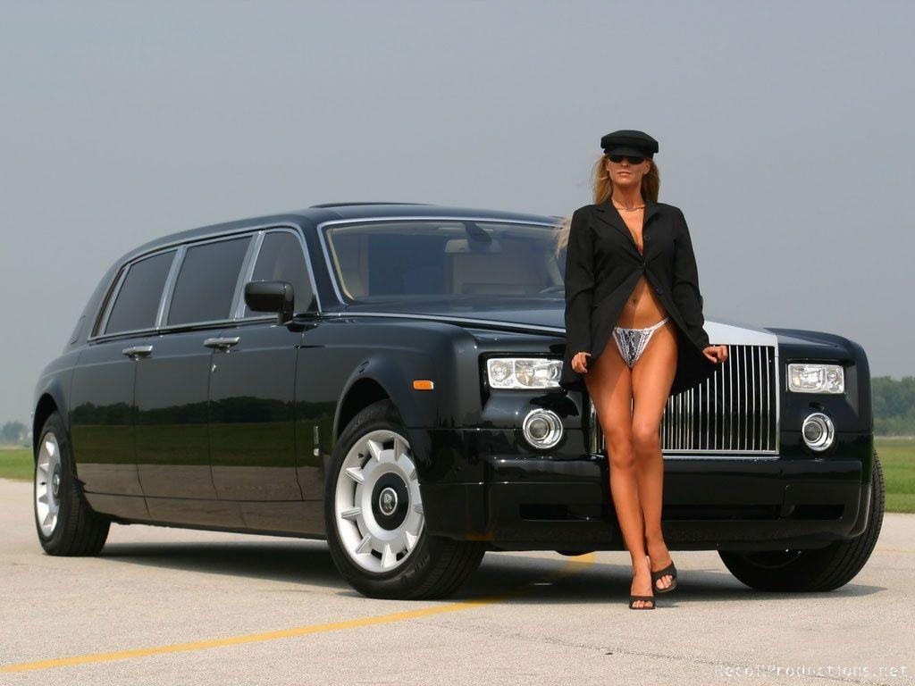 Rolls Royce Phantom With Girl Cool Car, Isn't It? Have A Look At