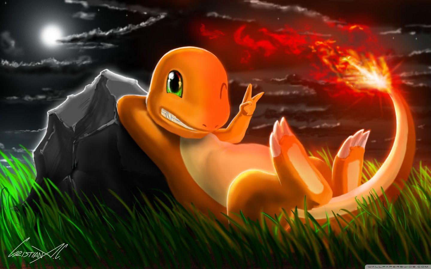 Charmander (Pokemon) HD desktop wallpaper, Widescreen