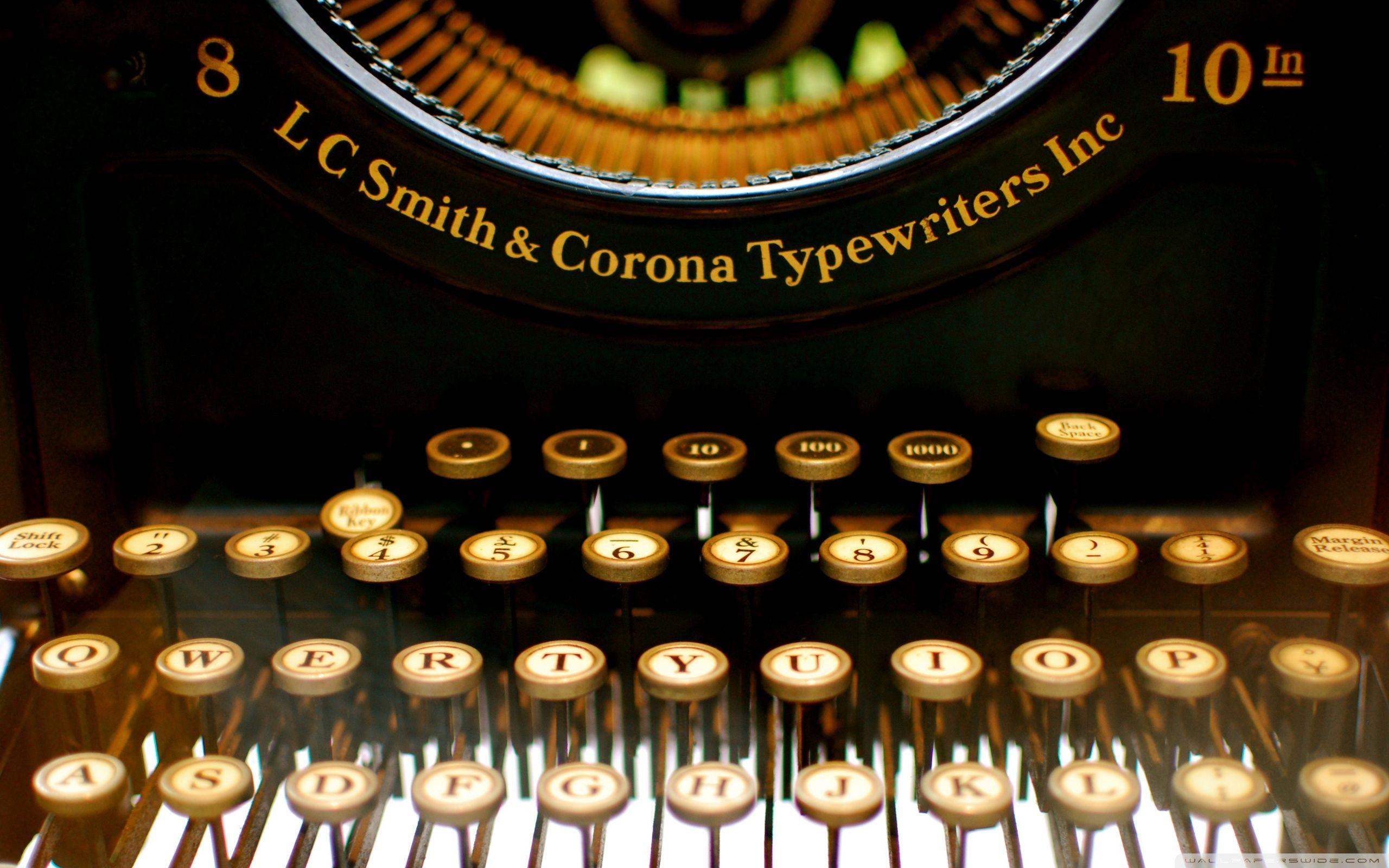 Typewriter HD desktop wallpaper, Fullscreen, Mobile, Dual Monitor