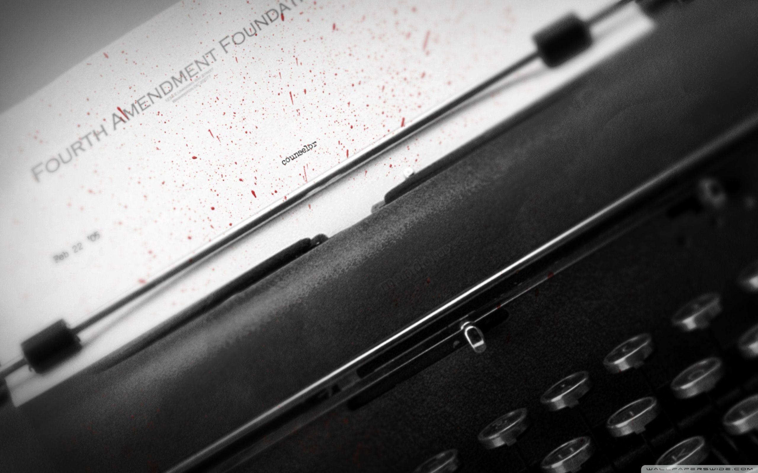 Typewriter HD desktop wallpaper
