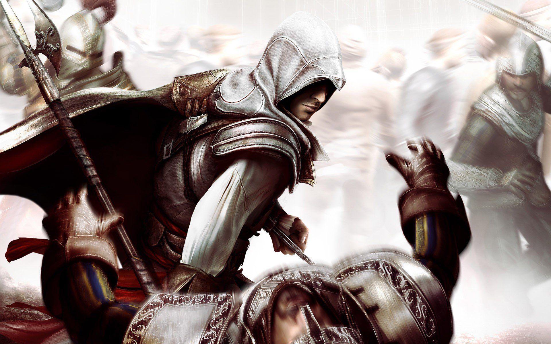 assassin ;s creed 2 ezio death battle axe HD wallpaper