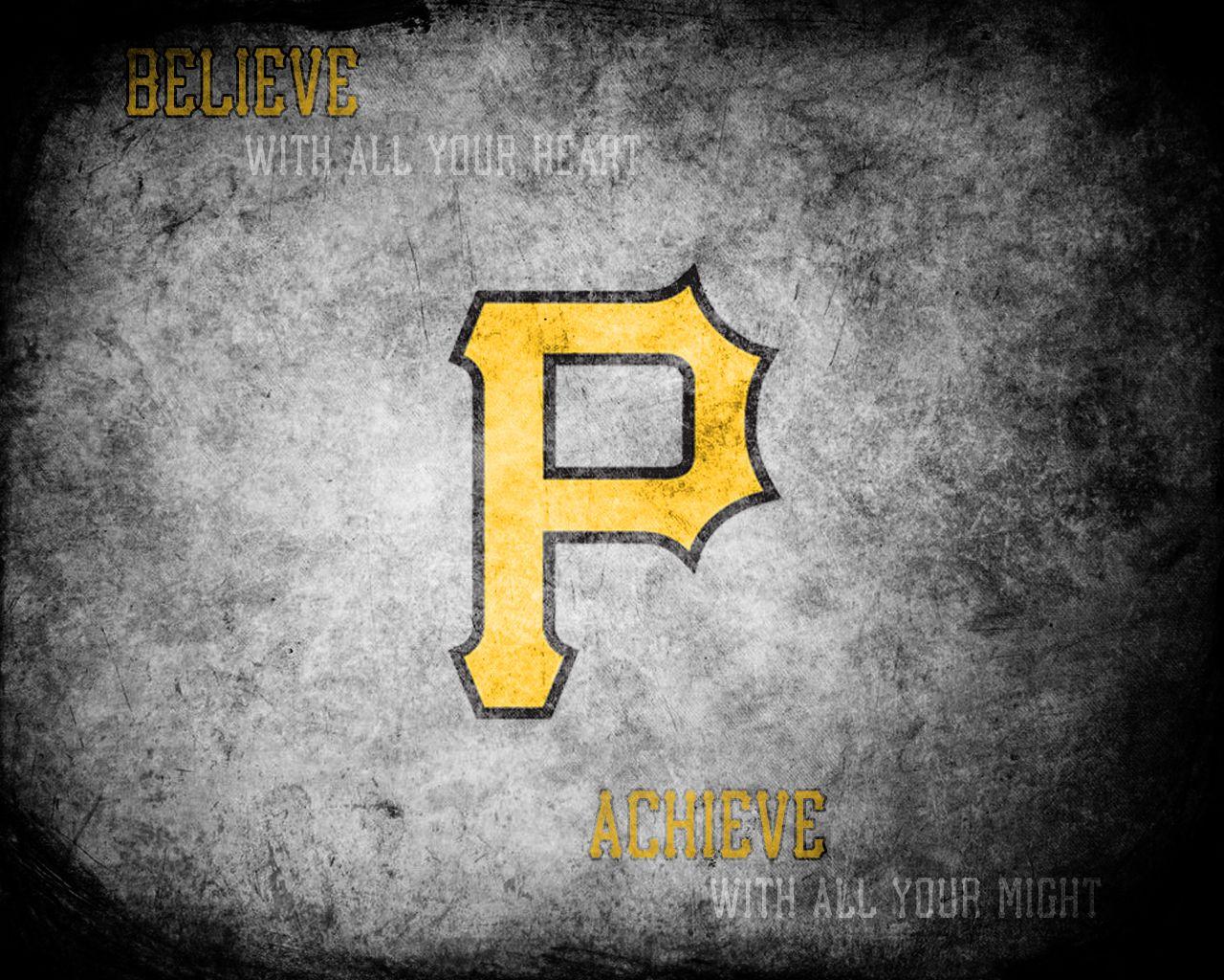 Download Pittsburgh Pirates Logo On Grass Wallpaper