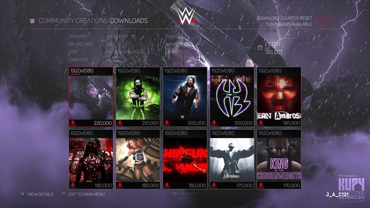 WWE 2K18 Concept: Download A Wallpaper