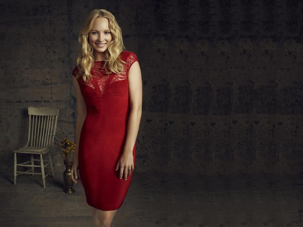 Candice Accola in RED. Paint The World RED. Candice