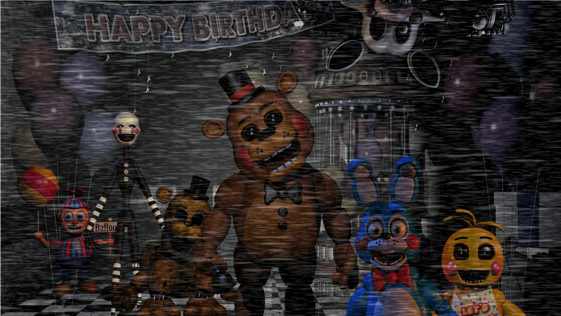 Five Nights at Freddy's 2 Desktop Background by