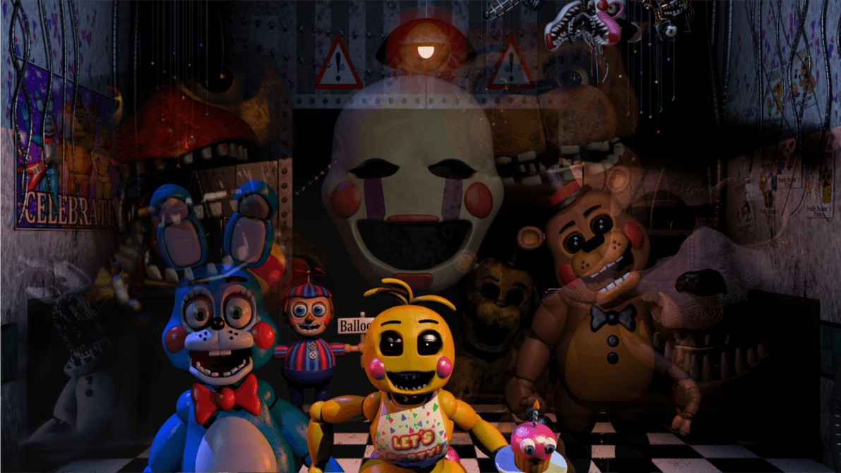 Фредди 2. ФНАФ 2. ФНАФ 1 И 2. Фото ФНАФ 2. FNAF 2 обои.