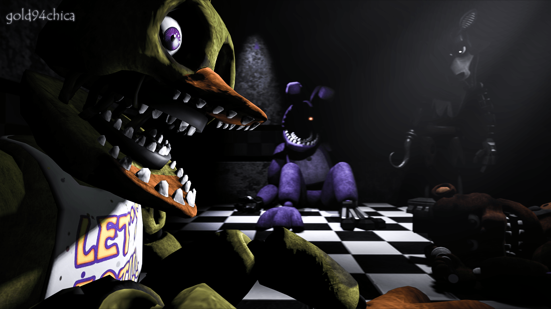 Video Game Five Nights At Freddy's 2 HD Wallpaper by 河CY