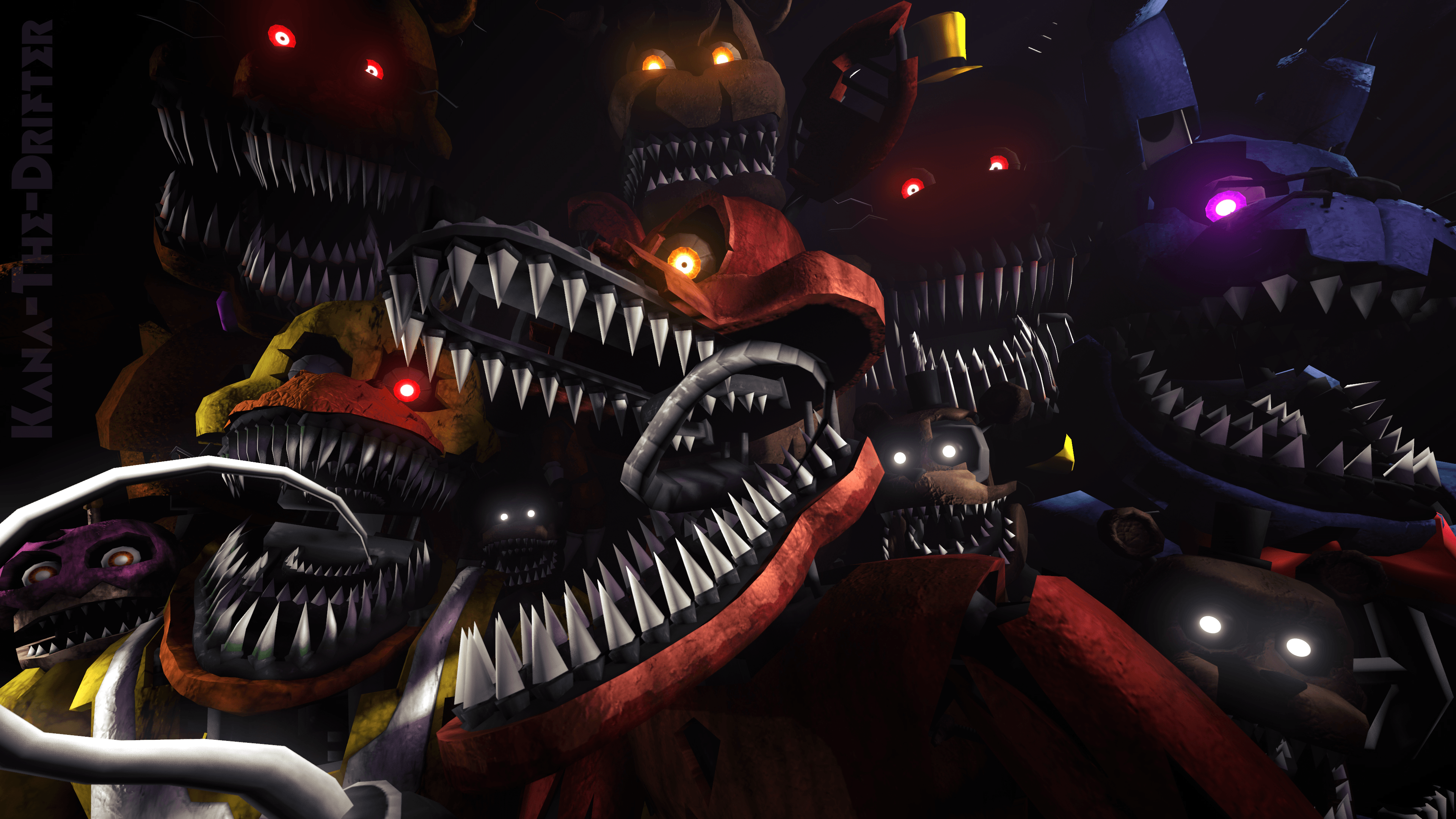 FNaF 2 Foxy down the hall - Other & Video Games Background Wallpapers on  Desktop Nexus (Image 1928005)