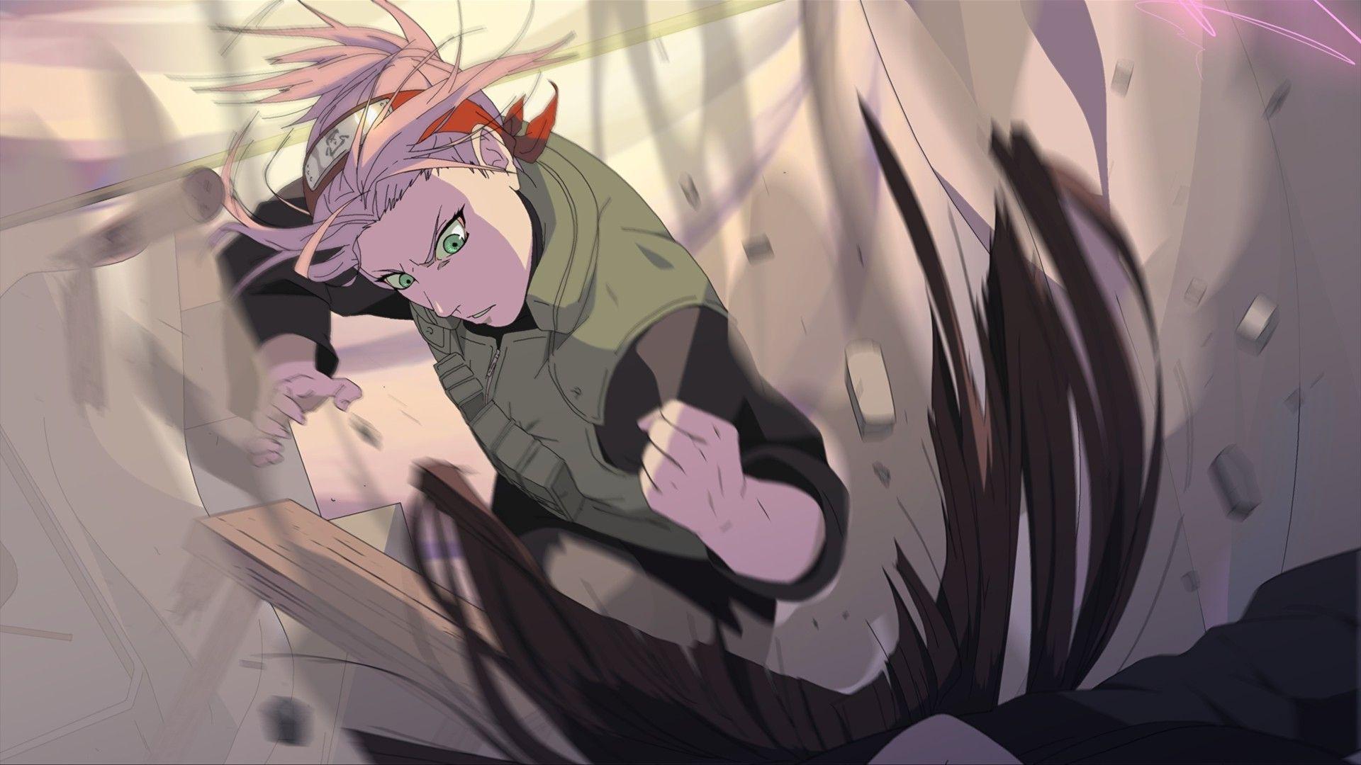 Naruto Shippuuden, Anime, Haruno Sakura, Pink Hair, Green Eyes