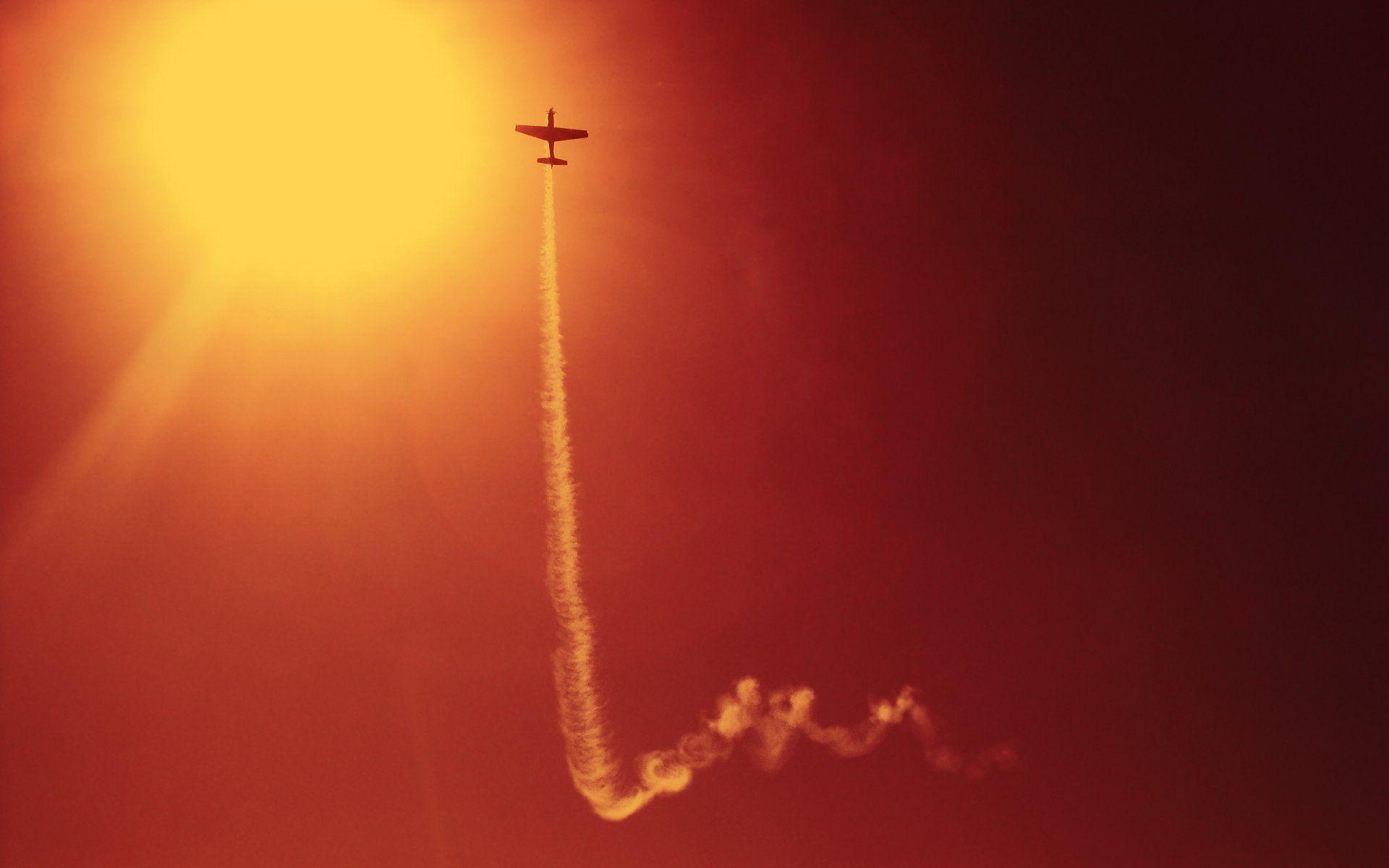 planes aviation air sky smoke flex cable sun heaven flight tricks