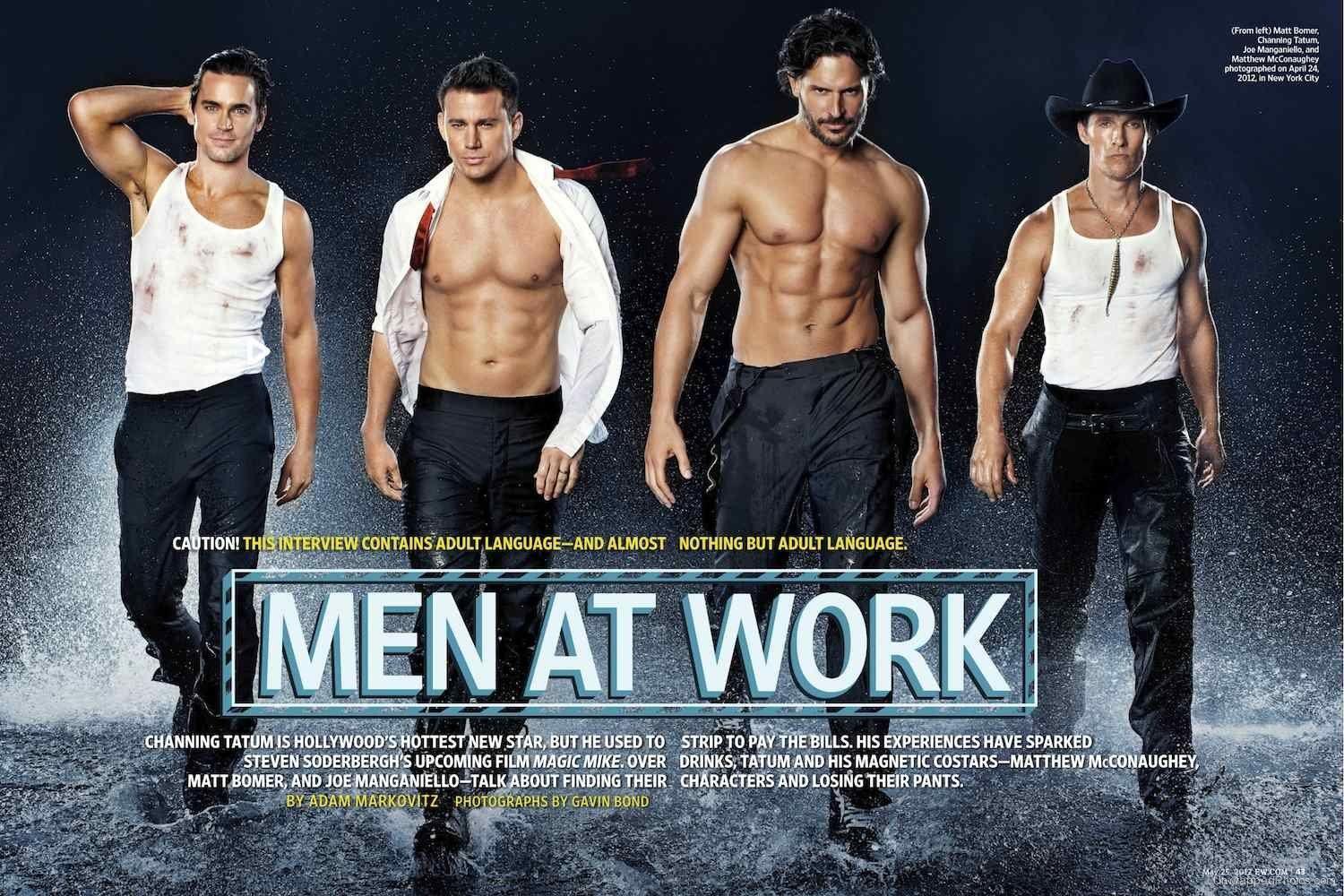 Channing Tatum and Magic Mike Cover Entertainment Weekly