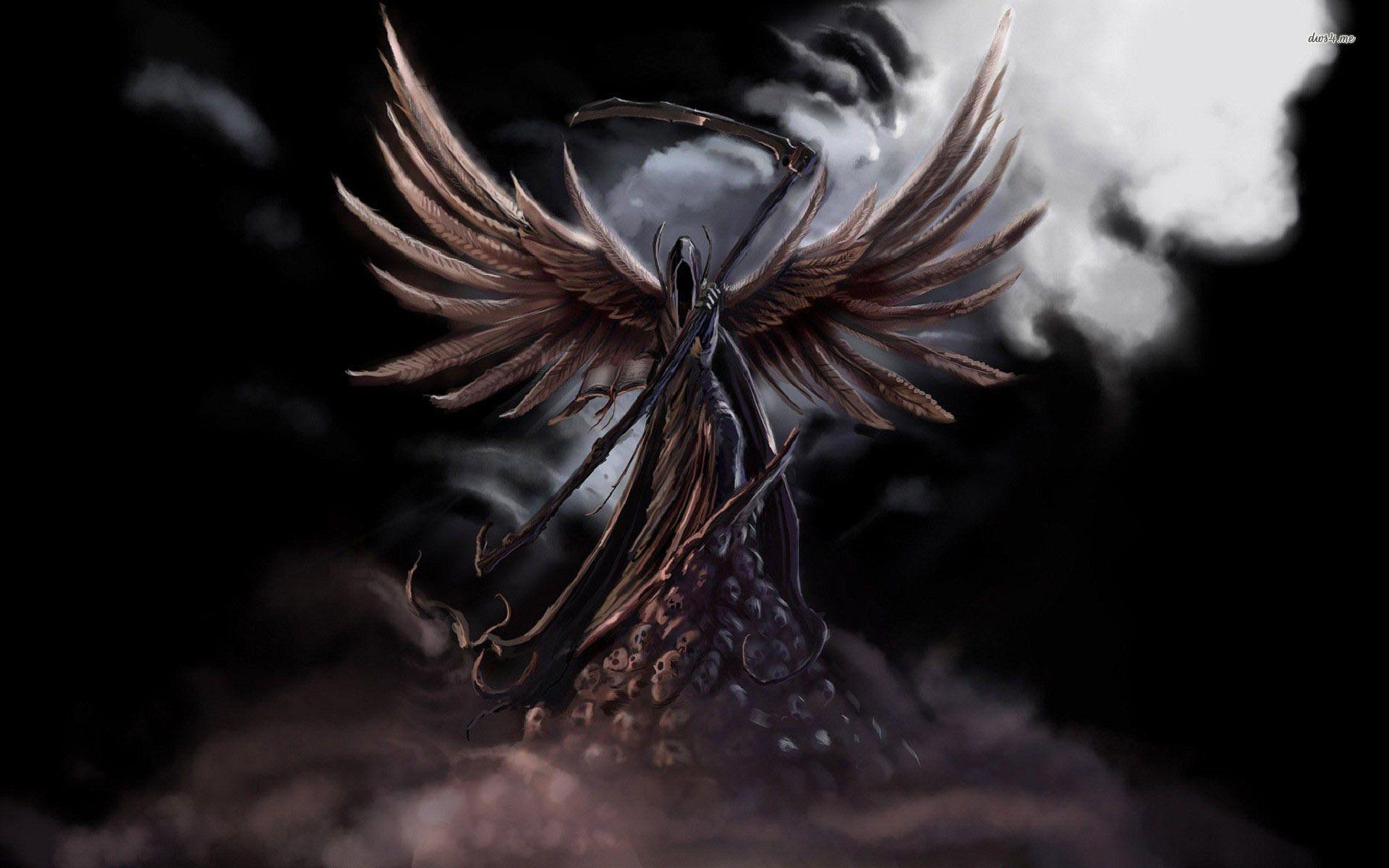Grim Reaper With Angel Wings