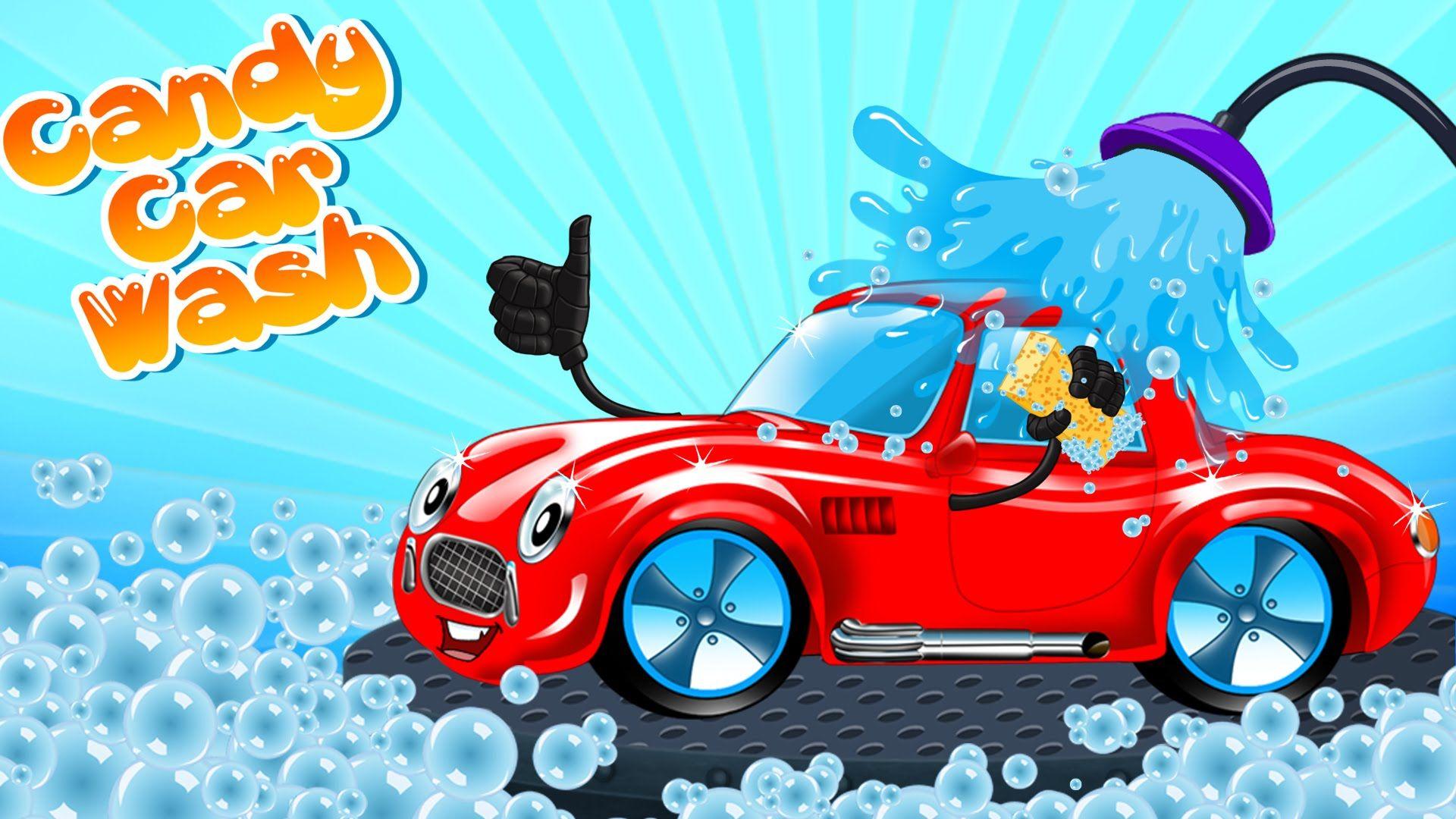 Candy Car Wash. Car Wash App. Car wash game