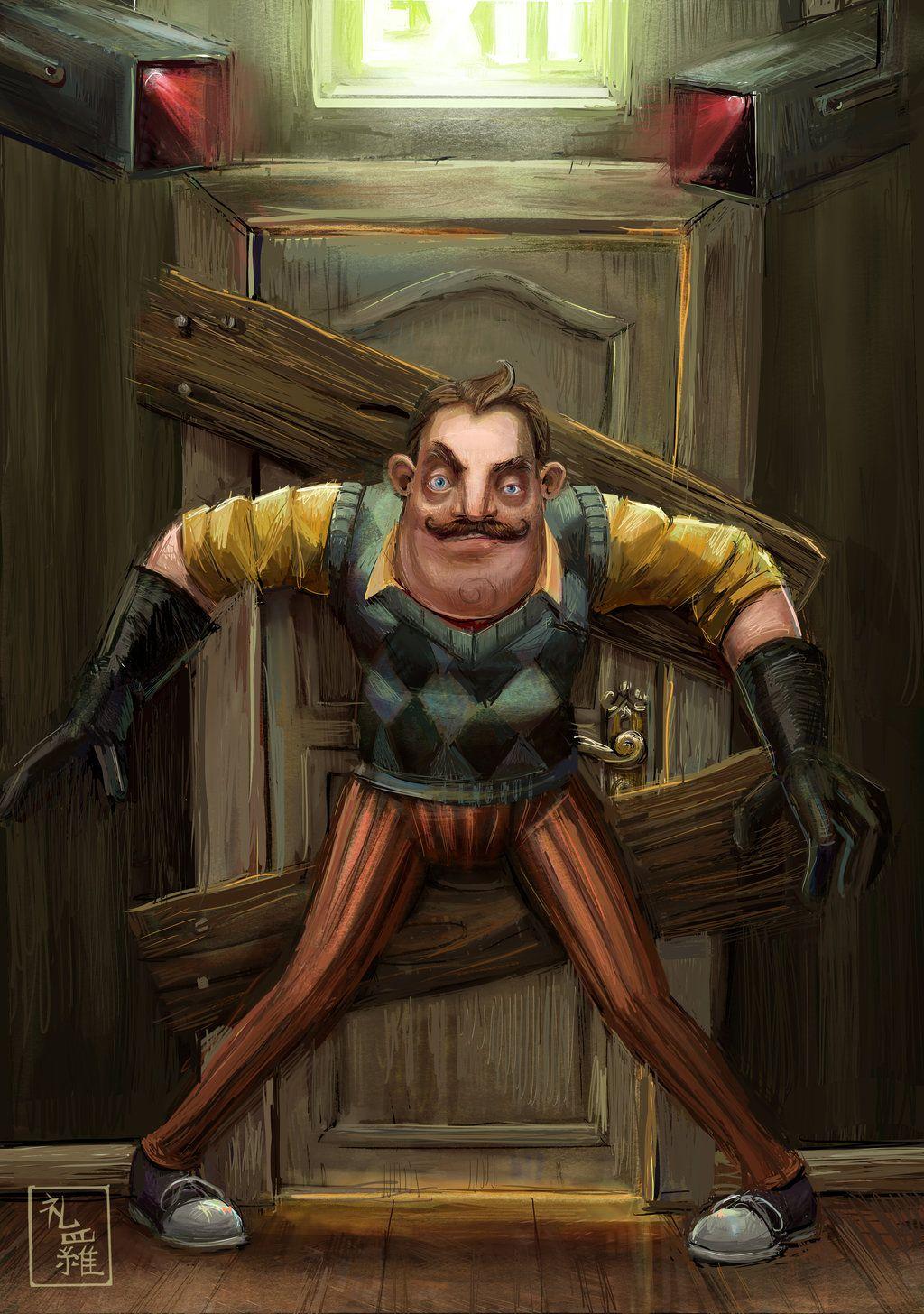 what is in the basement in hello neighbor