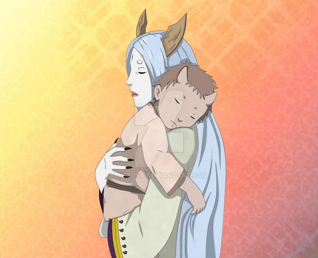 Kaguya and Hagoromo by Ahzusa. Ōtsutsuki Kaguya