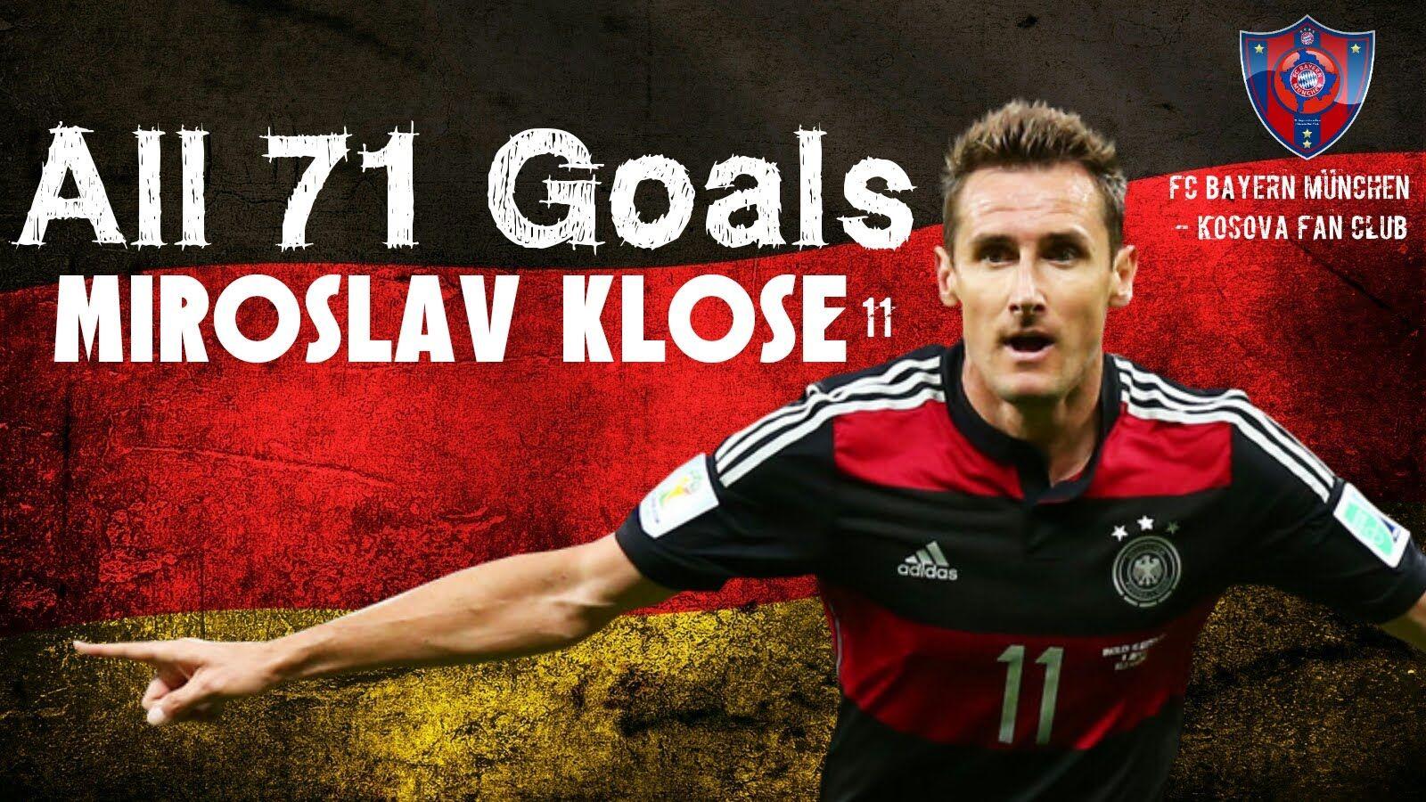 Miroslav Klose All 71 Goals with Germany