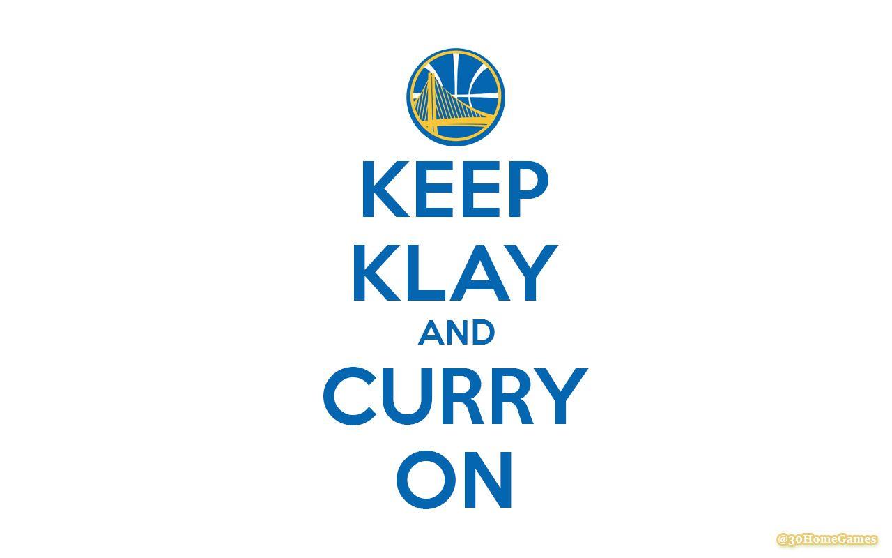 Home Games: 'Keep Klay and Curry on' Wallpaper