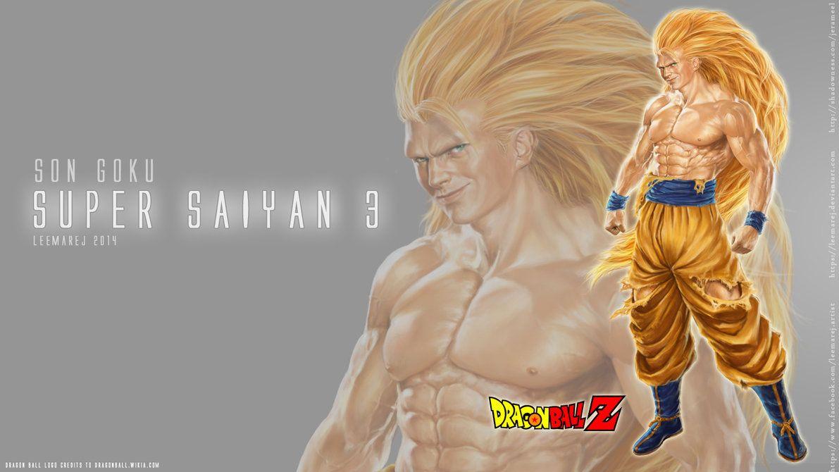 real Goku Super Saiyan 3 Desktop Wallpaper