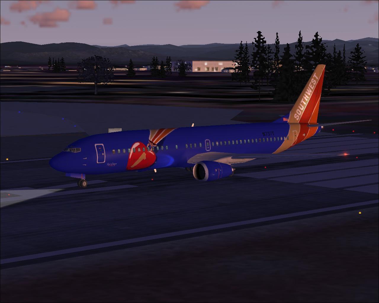 Southwest Airlines Boeing 737 400 TC1 For FS2004