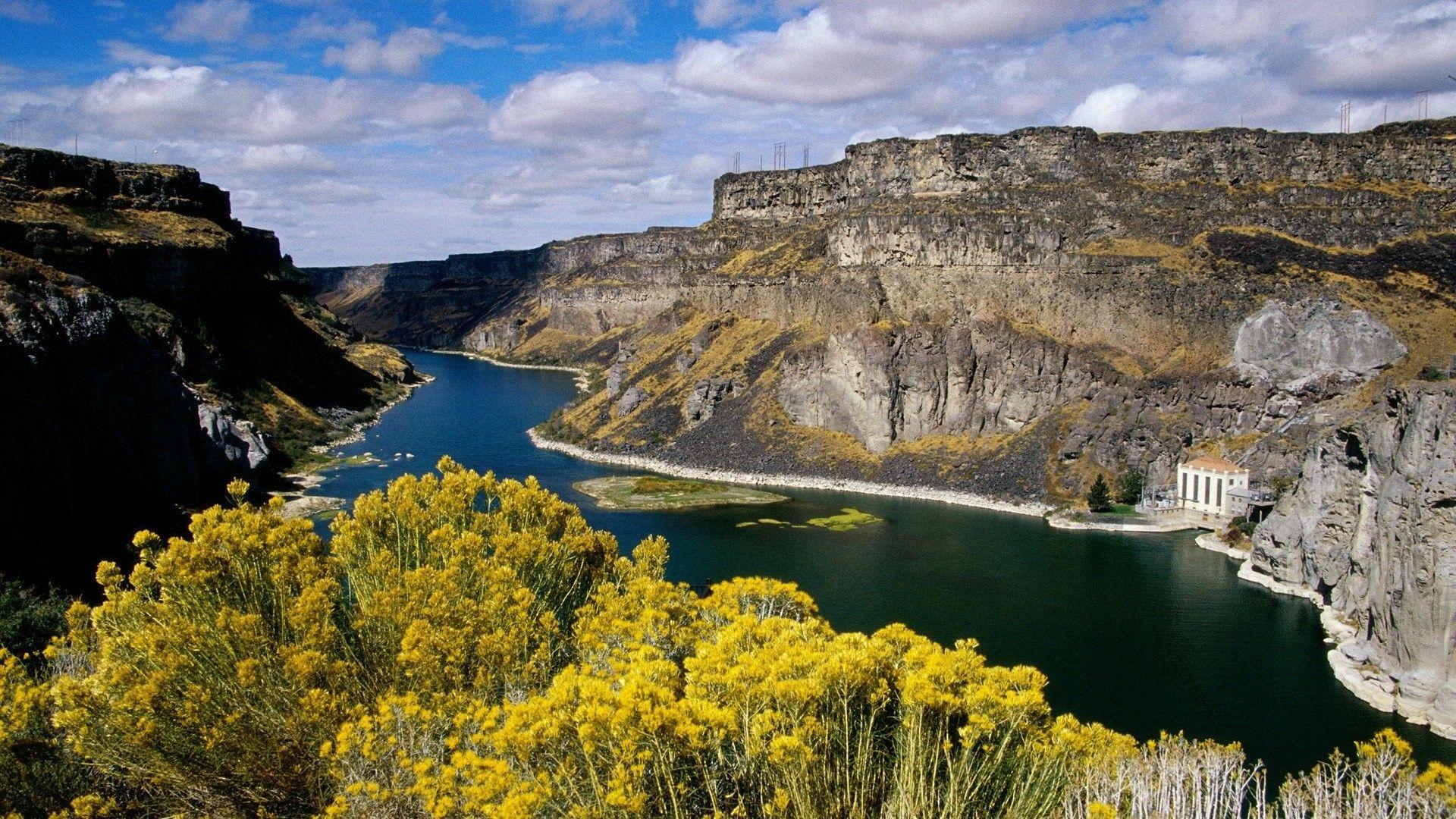Rivers: Waterfalls Idaho Parks Nature Wallpaper Samsung Galaxy S3