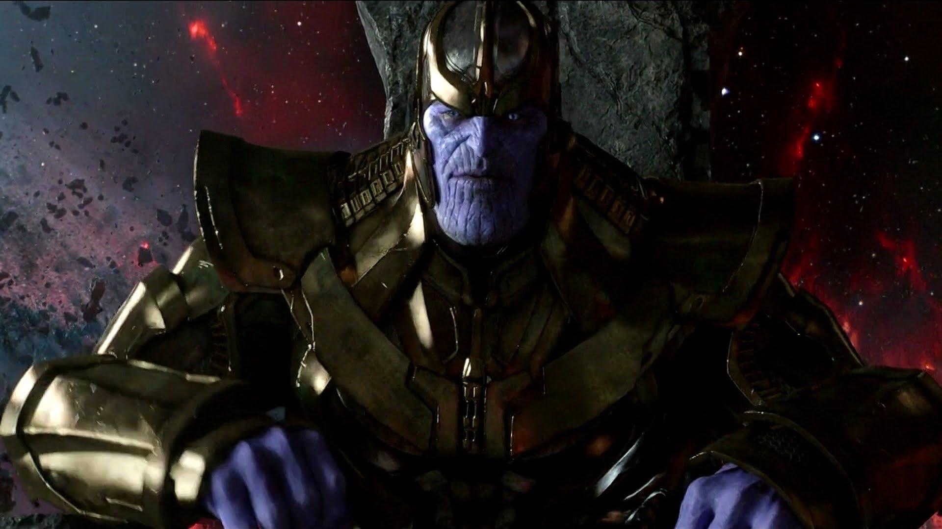 Ronan The Accuser Meets Thanos Of The Galaxy 2014
