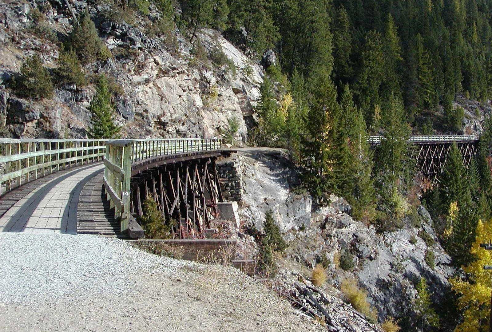Hike Tag wallpaper: Kettle Valley Trestles Big Forest Railroad