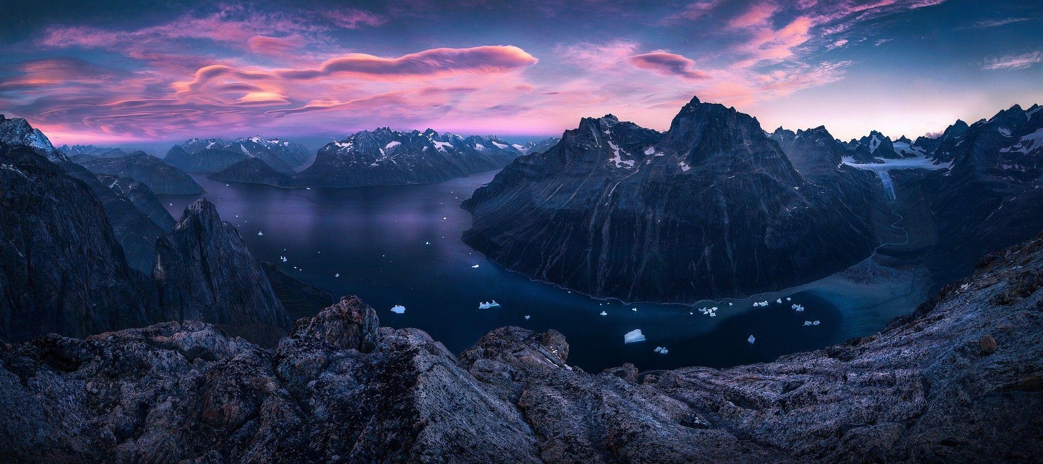 Greenland Fjord wallpaper (58 Wallpaper)