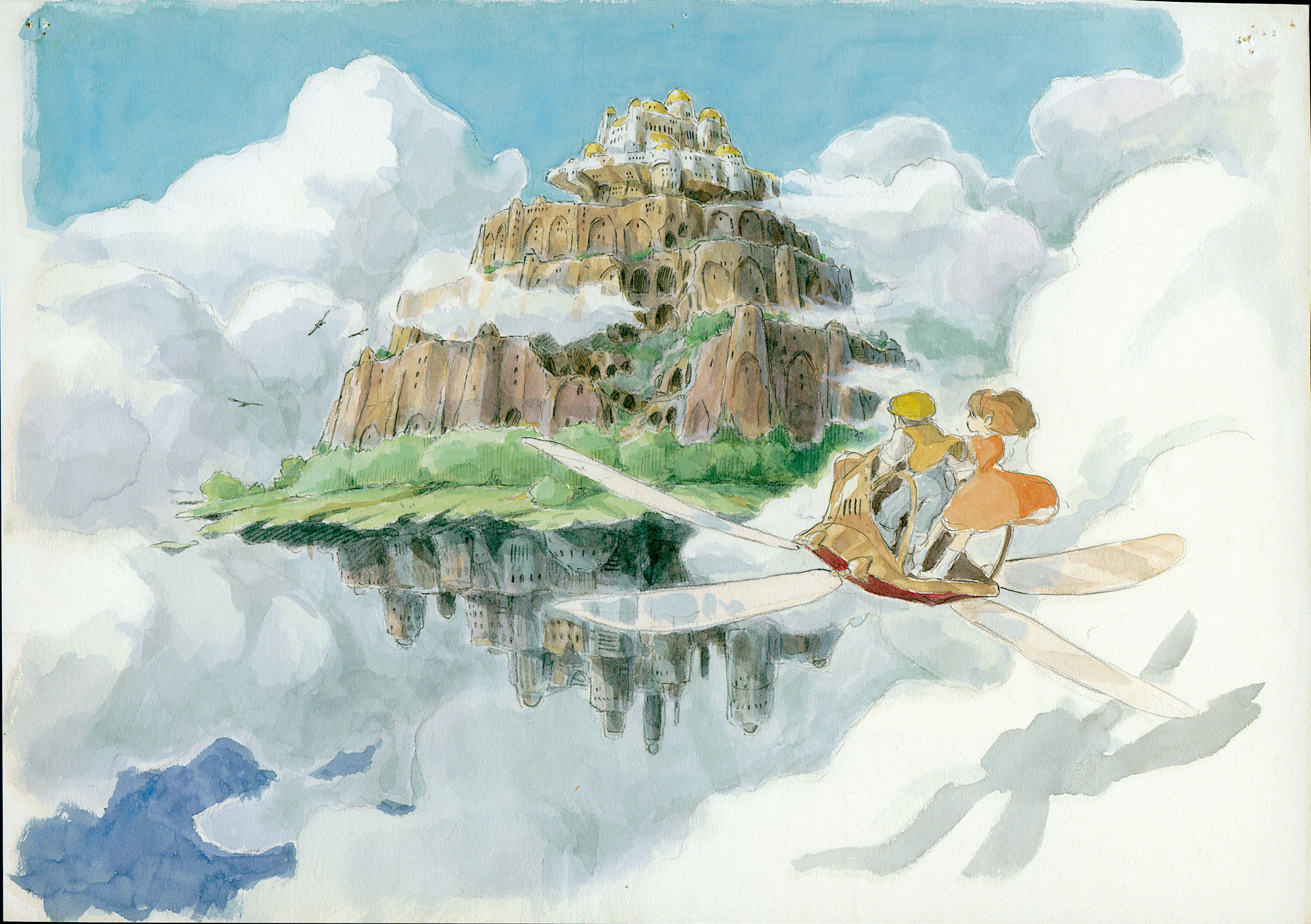 pazu, Studio Ghibli, Laputa castle in the sky, Sheeta wallpaper