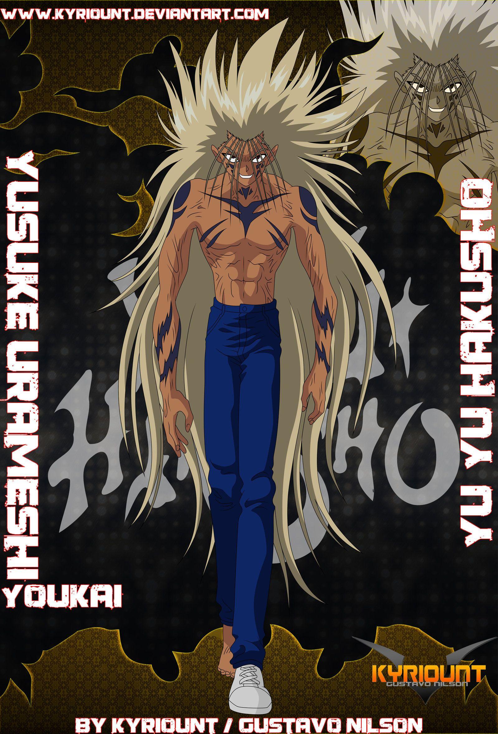 Yusuke Urameshi Demon Form - Gun Spirit Yu Hakusho Yusuke Toguro Rei ...