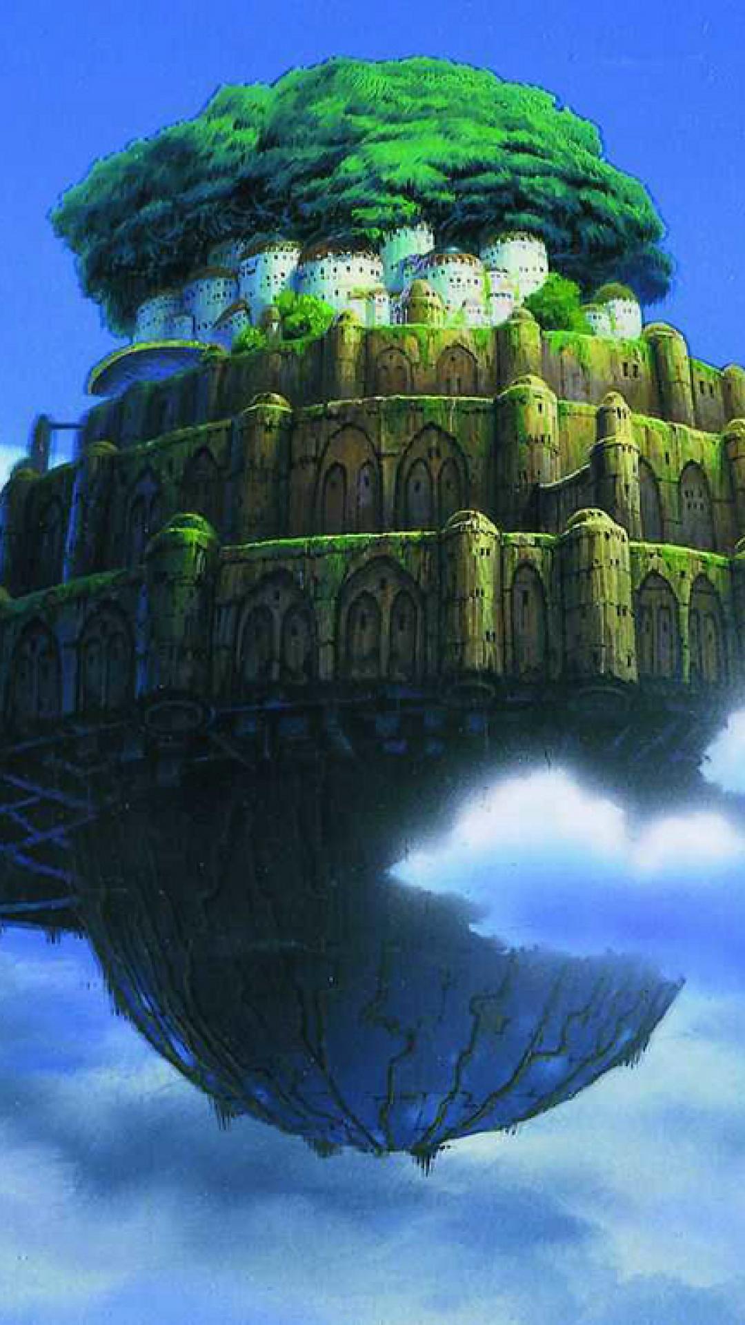 floating island laputa castle in the sky #olY4
