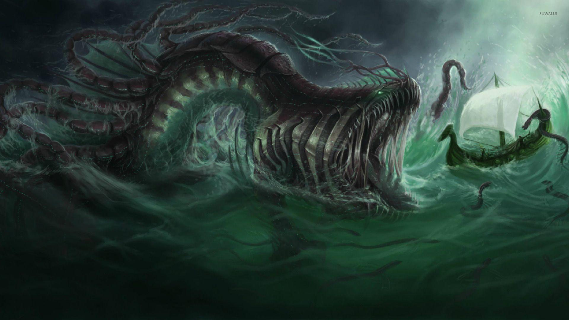 Sea Monster Wallpaper