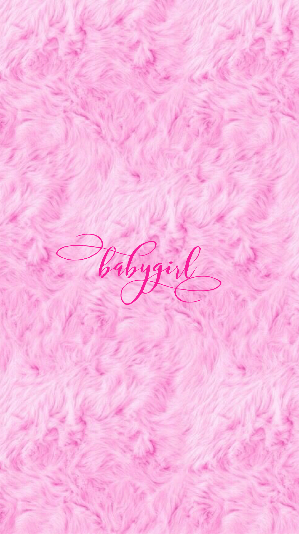 Pink Babygirl iPhone Mobile Wallpapers @Evaland Edits