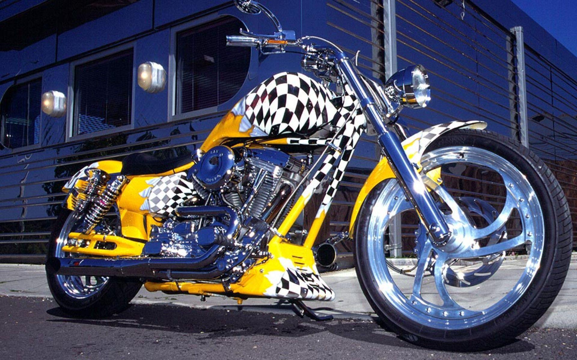 Harley Davidson Fat Boy S Fat Custom motorbike bike 1920×1200