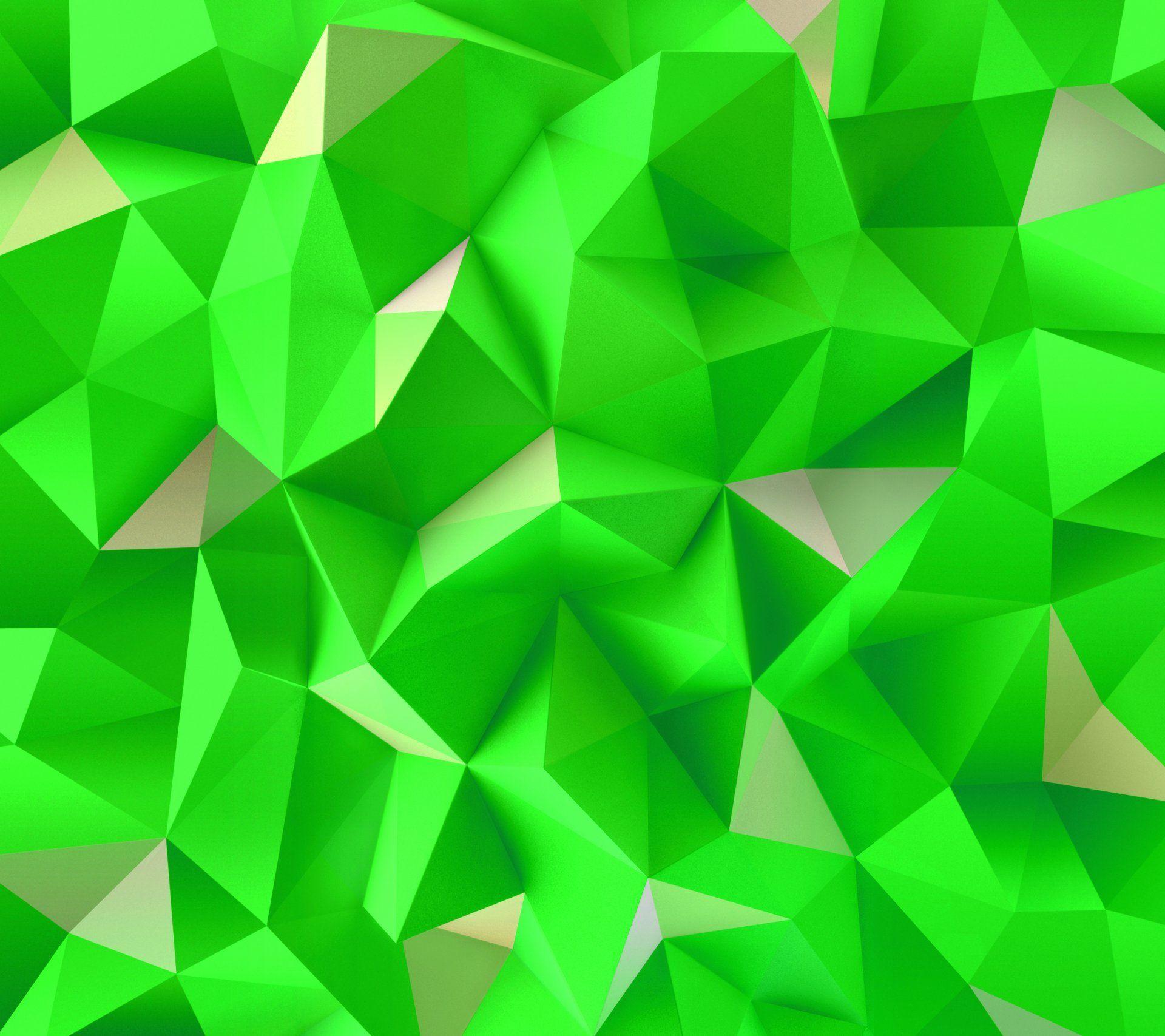 lg g4 wallpaper abstraction triangles green HD wallpaper