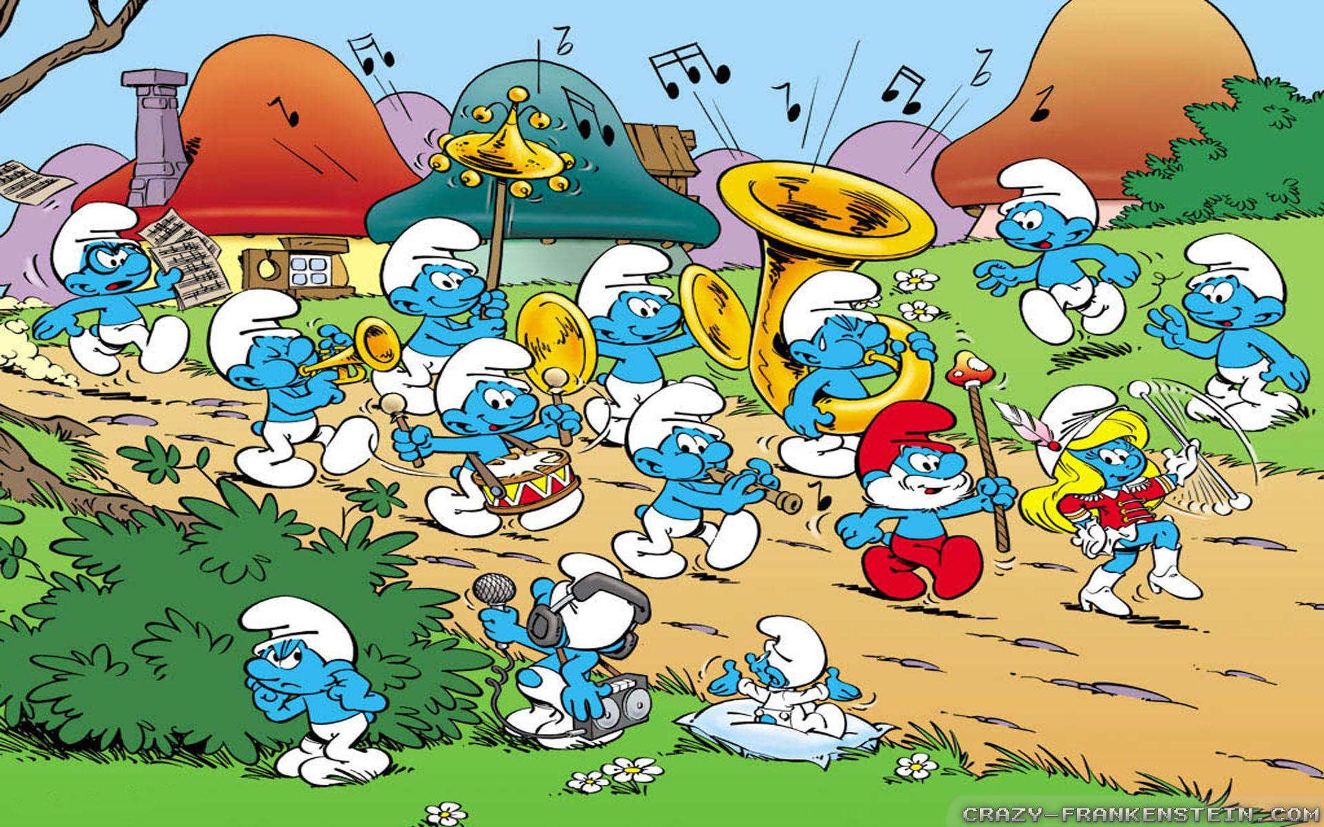 The Smurfs Cartoon wallpaper