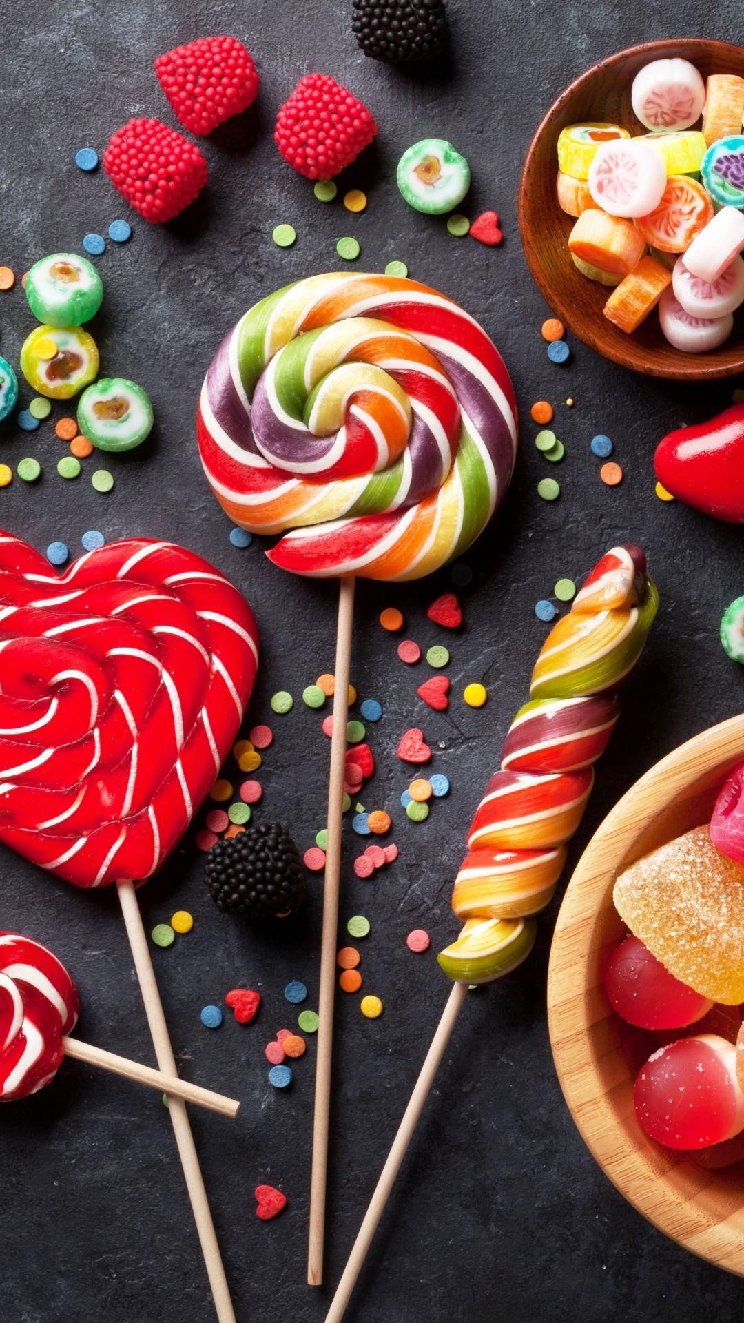 Heart Lollipops cute lollipop HD phone wallpaper  Pxfuel