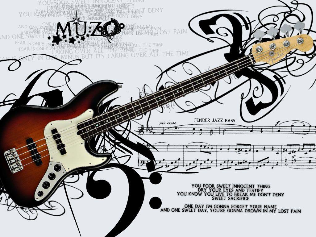 Fender_Bass_Wallpaper_by_muzoO. My Bass Guitar. Jazz