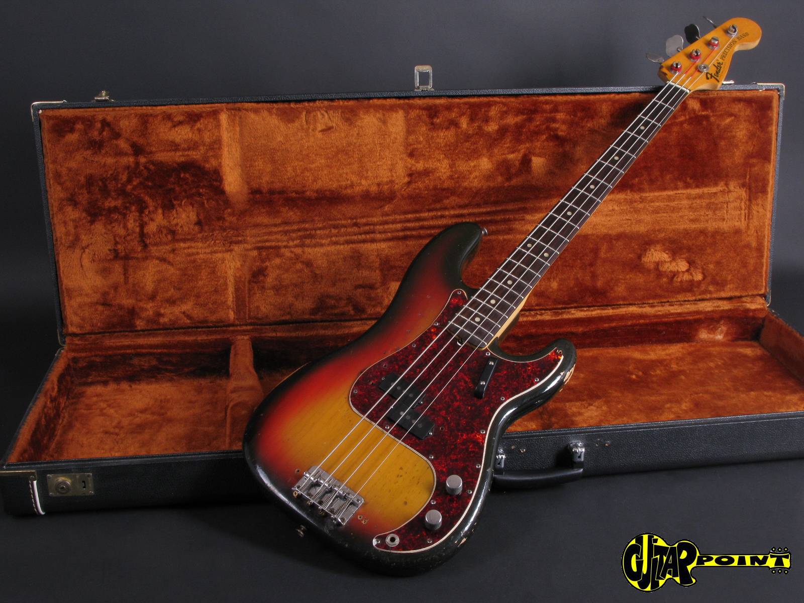 Fender Precision Bass 1971 3 Tone Sunburst Bass