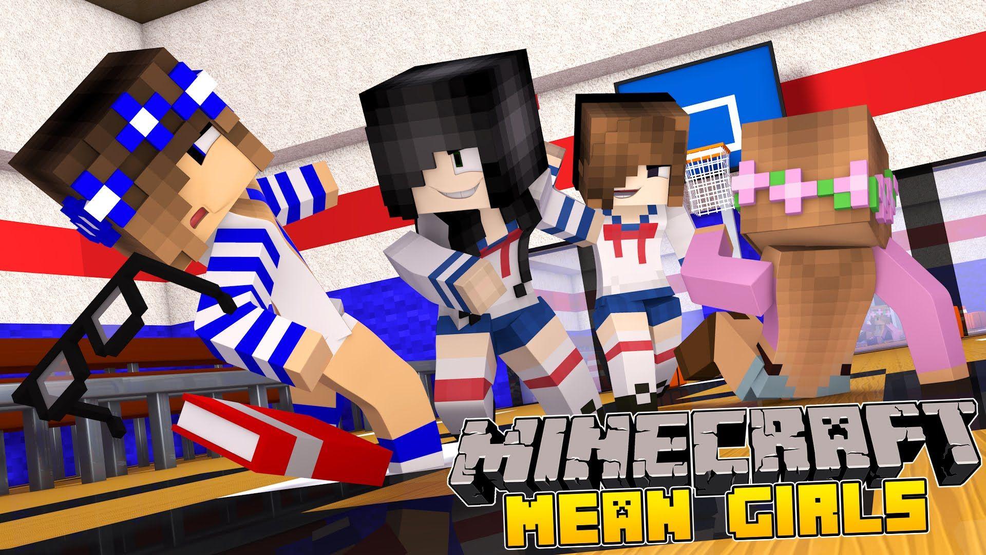 Minecraft School BULLIED BY THE MEAN GIRLS W Little Kelly!