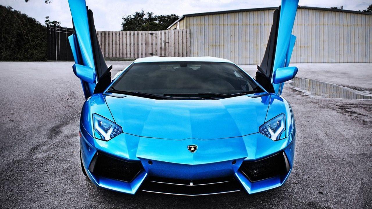 Desktop Car In HD On Wallpaper Lamborghini Blue Of Mobile Phones